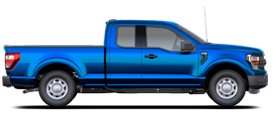 Un Ford F 150® XL 2023 en bleu atlas