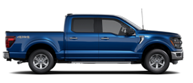 A 2025 Ford F-150® XLT in Atlas Blue