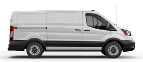 2026 Ford Transit® Cargo Van shown in Oxford White